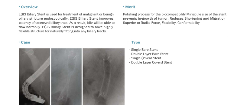 EGIS Biliary Stent